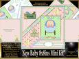 New Baby Boy 8x8ins Mini Kit