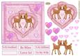 Valentine Love Is Decoupage Topper