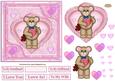 To My Sweetheart Decoupage Topper