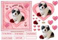 Puppy Love Decoupage Topper 1