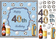 Happy 40th Birthday Sport Topper
