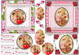 Romantic Vintage 5x5ins Toppers