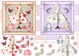 Pretty Dresses Decoupage Toppers