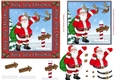 Jolly Christmas 6x6ins Decoupage Topper