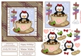 Lovely Hot Cocoa Topper 5 card
