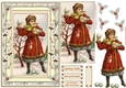 Let it Snow Vintage Christmas Topper