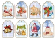 Happy Christmas Tags x 8