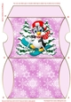 Christmas Penguin Pink Pillow Box 6