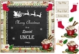 Merry Christmas Special Uncle Topper