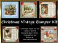 Vintage Christmas 5 x kit 1