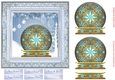 Christmas Winter Snow Globe Quick Card 1