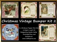 Vintage Christmas 5 x kit 2