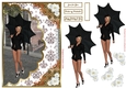 Under my Umbrella Decoupage Topper