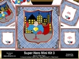 Super Hero Decoupage 3d Topper Mini Kit 3