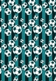 Football Paper Turquoise 6