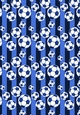 Football Paper Blue 7
