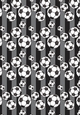 Football Paper Black & White 10