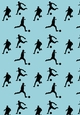 Football Player Backing Paper 8
