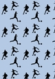Football Player Backing Paper 9