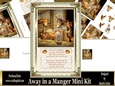 Christmas Away in a Manger Mini Kit