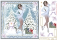 Skating on Ice Christmas Decoupage Topper 10