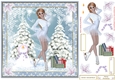 Skating on Ice Christmas Decoupage Topper 11