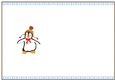 Happy Penguin Christmas Blank Insert to match cup920610_719