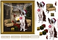 Dogs love Christmas too Decoupage Topper 1