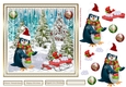 Penguins Love Christmas Decoupage Topper 2