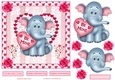 Be Mine Romance Decoupage Topper