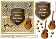 Happy Birthday Dad Decoupage Topper