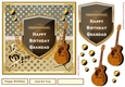 Happy Birthday Grandad Decoupage Topper