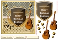 Happy Birthday Brother Decoupage Topper