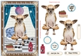 Birthday Keep Fit Dog Decoupage Topper