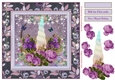 Magical Unicorn Floral Horn Decoupage Birthday Topper