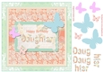 Butterfly Daughter Birthday Decoupage Topper