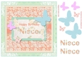 Butterfly Niece Birthday Decoupage Topper