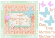 Butterfly Mothers Day Decoupage Topper