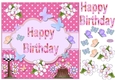 Happy Birthday Pink Topper