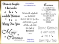 Christmas Verses Wordart Kit 4