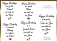 Special Birthday Wordart Kit 1