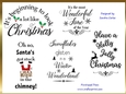 Christmas Time Wordart Quotes Kit 7