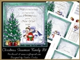 Christmas Snowman Family Mini Kit