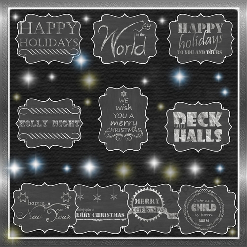 Christmas Chalk Boards 
