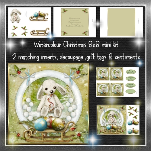 8x8 Water Color Mini kit 1
