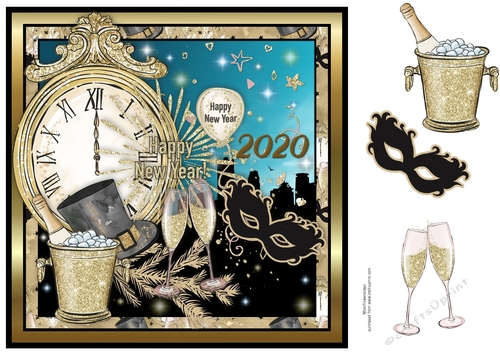 8x8 Happy New Year 2020