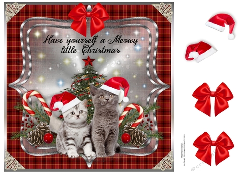 Have Yourself A Meowy Little  Christmas 