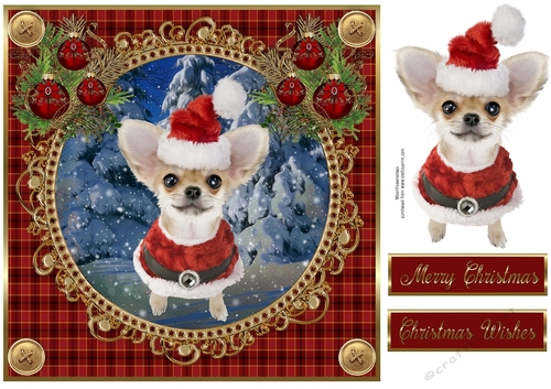 Puppy Dog Christmas Wishes 