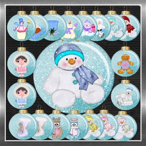Designer Resource Christmas Baubles 