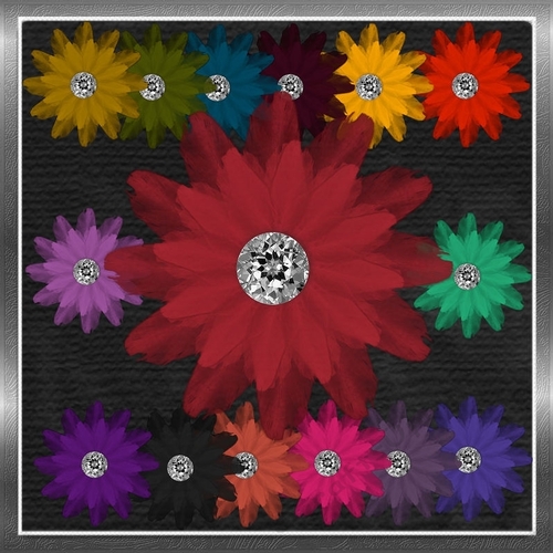Feather Flowers Festive Range